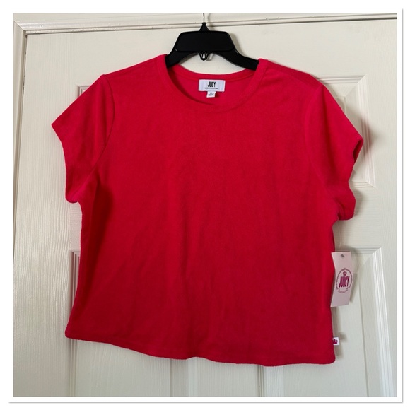 Women’s Juicy Couture Terry Cloth T-Shirt - Picture 1 of 3